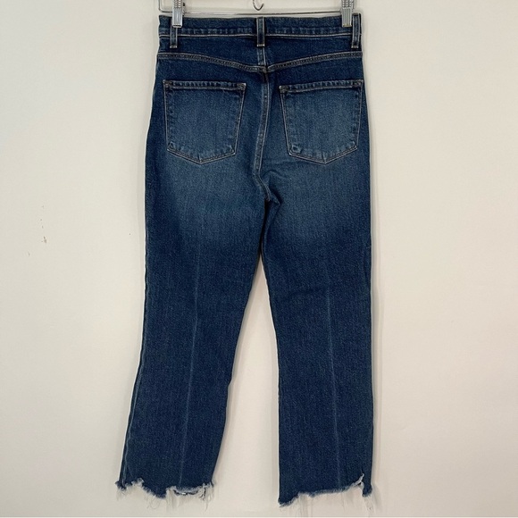 J Brand 27x26 Julia High Rise Flare Jeans destructed 0012 wonderland dark - Picture 3 of 11